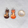 Fox wooden jewelry